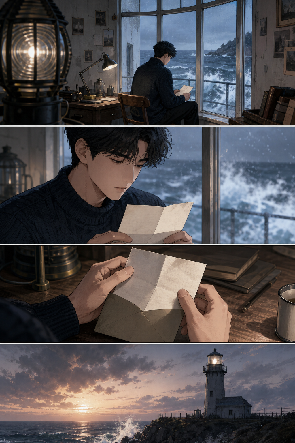 Lighthouse Letter — community sample from Manhwa Studio